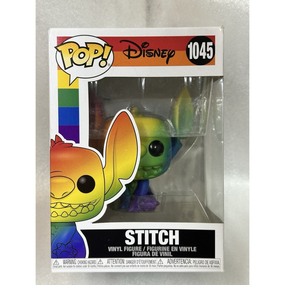 Funko Pop Disney Stitch Rainbow Pride Limited Edition Vinyl Figure 1045
